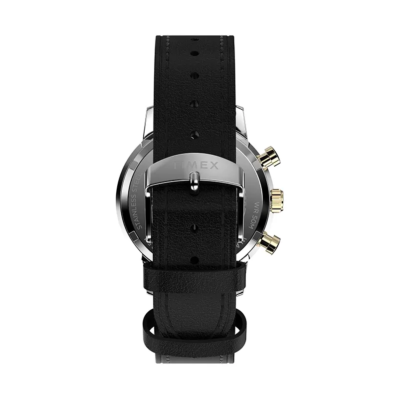 Timex Marlin® Chronograph Tachymeter Black Dial Men's Watch- TW2W51500